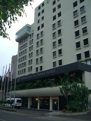 リマで宿泊した「ダブル・トゥリー・エル・パルド・ホテル」