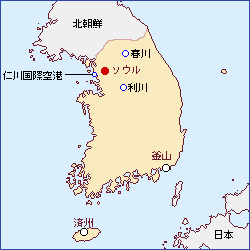韓国マップ