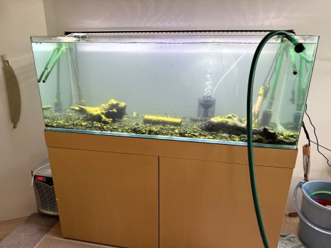 水注入中 水注入中