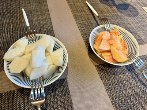 梨と桃 梨と桃