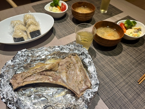 メインはマグロのかま メインは鮪のかま