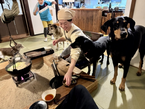 わいわい食べるのが楽しい わいわい食べるのが楽しい